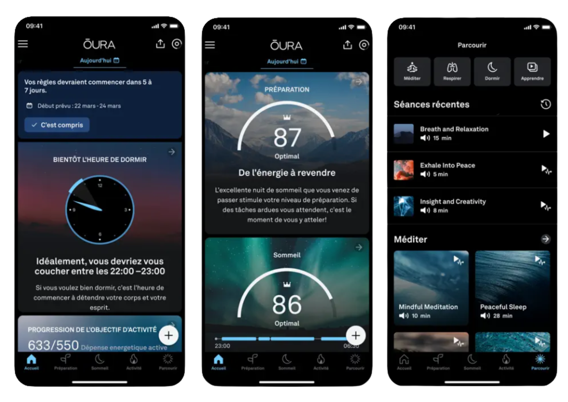 conseil sommeil oura ring